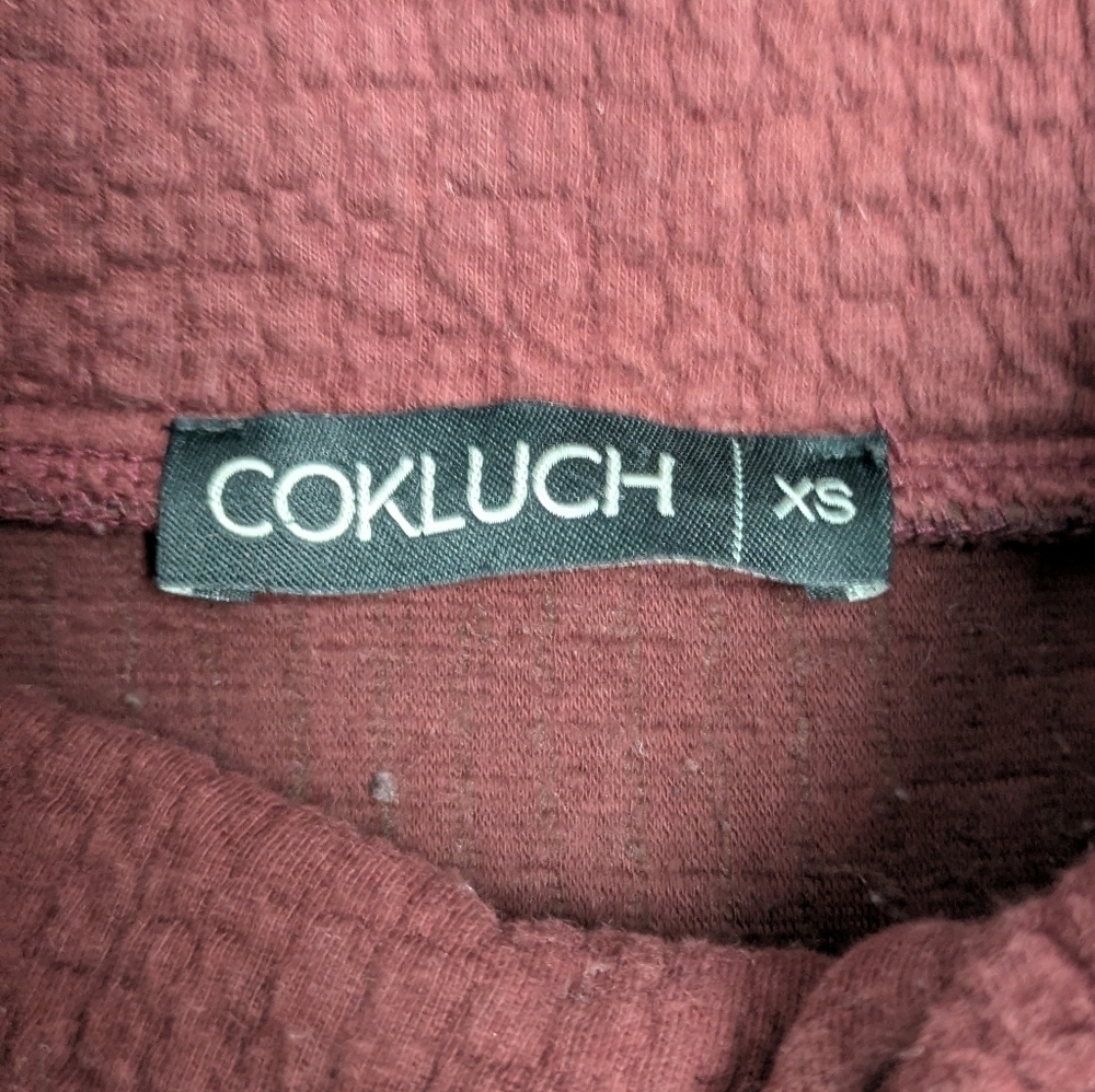 COKLUCH Riviere women's pullover - Cassis Crinkle size XS - Picture 12 of 12